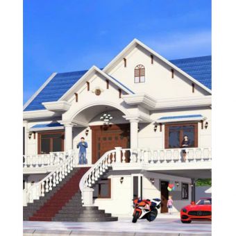 Mẫu nhà nóc thái 2025