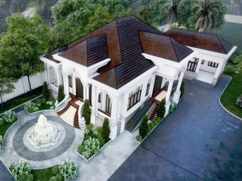 Mẫu nhà nóc thái 2025