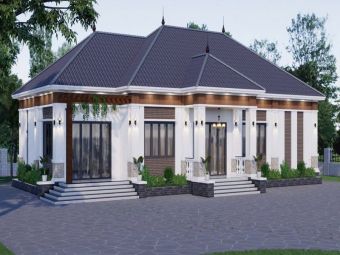 Mẫu nhà nóc thái 2025