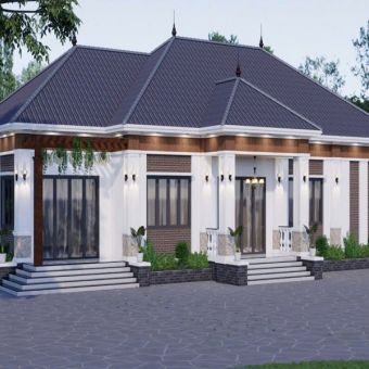 Mẫu nhà nóc thái 2025